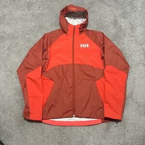 Helly Hansen Orange Windbreaker Size Medium
